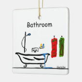 Ornement En Céramique Salle de bains (Gauche)