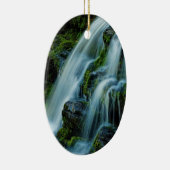 Ornement En Céramique Salutations de la belle cascade de Poconos (Droite)