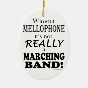 Ornement En Céramique Sans Mellophone - fanfare