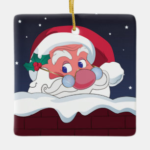 Ornement En Céramique Santa Claus