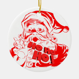 Ornement En Céramique Santa Claus