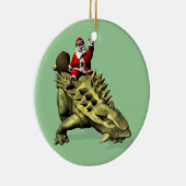 Ornement En Céramique Santa Claus Sur Talarurus (Droite)