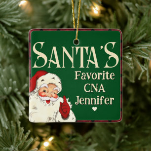 Ornement En Céramique Santas Favorite CNA