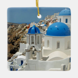 Ornement En Céramique Santorini 1