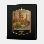 Ornement En Céramique Saragosse (Gauche)