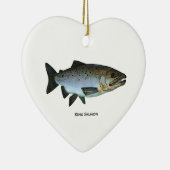 Ornement En Céramique Saumon quinte (Droite)