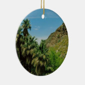 Ornement En Céramique Scène de Palm Springs (Droite)