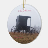 Ornement En Céramique Scènes de Noël d'Ohio (Gauche)