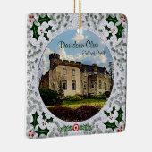 Ornement En Céramique Scottiah Davidson Clan Tulloch Castle Tartan Xmas (Droite)