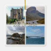 Ornement En Céramique SCT005 ÉCOSSE, L’île de skye, (Dos)