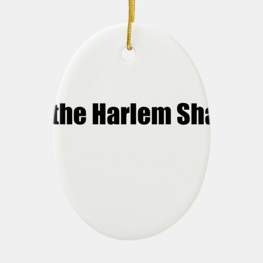 Ornement En Céramique Secousse de Harlem ! (Devant)
