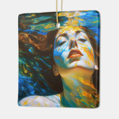 Ornement En Céramique "Selene" - Femmes dans l'eau (Gauche)