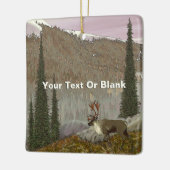 Ornement En Céramique Selkirk Caribou (Gauche)