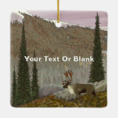 Ornement En Céramique Selkirk Caribou (Dos)