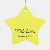 Ornement En Céramique Sensibilisation au ruban gris - Zombie, cancer du (Dos)