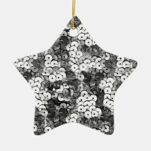 Ornement En Céramique Séquences d'argent (Devant)