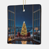 Ornement En Céramique Sérénité de Noël (Gauche)