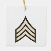 Ornement En Céramique Sergent d'armée (Devant)