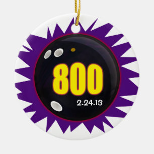 Ornement En Céramique Série 800 personnalisée en Bowling,