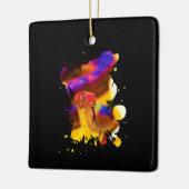 Ornement En Céramique Serpent coloré (Gauche)