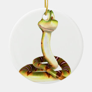 Ornement En Céramique Serpent de bande dessinée