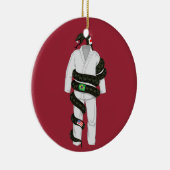 Ornement En Céramique Serpent de Jiu Jitsu de Brésilien (Droite)