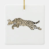 Ornement en céramique Serval Chat (Dos)