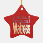 Ornement En Céramique Serveuse Extraordinaire (Dos)