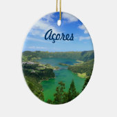 Ornement En Céramique Sete Cidades - les Açores (Droite)