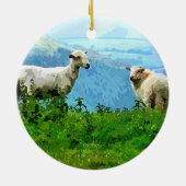 ORNEMENT EN CÉRAMIQUE SHEEP DE MONTAGNE (Dos)