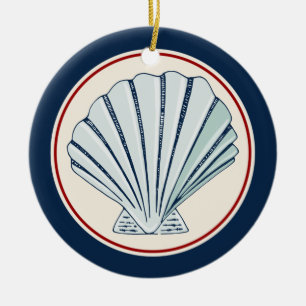 Ornement En Céramique Shell