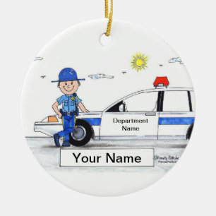 Ornement En Céramique Sheriff - Homme