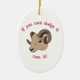 Ornement En Céramique Si vous Dodge biseauté il RAM il !