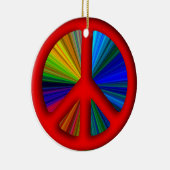 Ornement En Céramique SIGNE DE LA PAIX Noël (Droite)