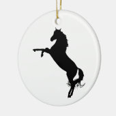 Ornement En Céramique Silhouette Arabe de cheval (Gauche)