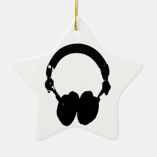 Ornement En Céramique Silhouette pour casque noir et blanc