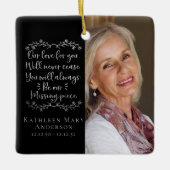 Ornement En Céramique Silver Foil Pièce manquante Mémorial de conservati (Devant)