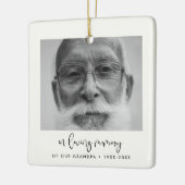 Ornement En Céramique Simple dans l'amour de conservation de mémoire (Gauche)