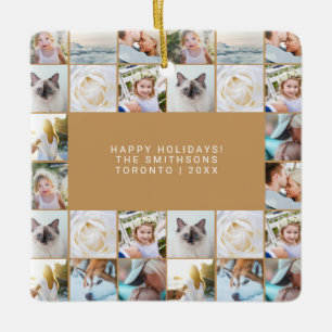 Ornement En Céramique Simple Photo Collage de photos personnalisé Camel