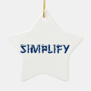 Ornement En Céramique Simplify