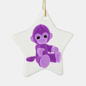 Ornement En Céramique Singe pourpre (Droite)