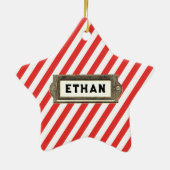 Ornement En Céramique Skateboard Noël Collectif (Dos)