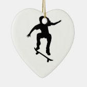 Ornement En Céramique Skateboarder girl (Droite)