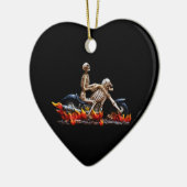 Ornement en céramique Skeleton Rider (Gauche)