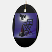 Ornement En Céramique Slate du directeur, chaise et lumière 2 d'étape (Gauche)