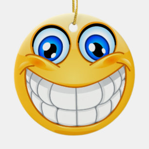 Ornement En Céramique Smile Happy Face Friendship Ornamenet - SRF