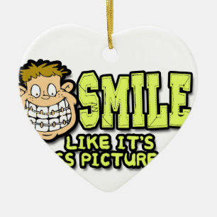 Ornement En Céramique Smile Like It's Class Picture Day