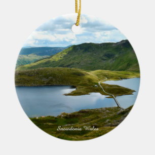Ornement En Céramique Snowdonia Pays de Galles.