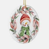 Ornement en céramique Snowman (Droite)