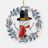 Ornement en céramique Snowman (Dos)